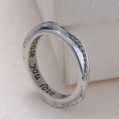 Fashion Women Lettering Rings Friend Family Jewelry Gift Silver suppose you.