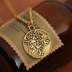 New Men Women Hollow elephant Gold Chain Pendant Choker Necklace Jewelry Gift Wheat