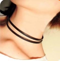 Charm Fashion Choker Necklace Unsex Velvet Leather Pendant Gothic Gift Jewelry Double layer