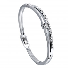 Rinhoo Bracelets Bangles Jewelry Lover Love Polished Cuff Bangle Bracelet Wrist Bracelet Jewelry for Men Women bangle5