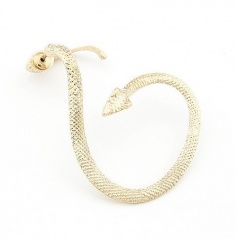1 Pc Snake Shape Gold and Silver Earring Statement Earring Wholesle Gold