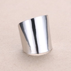 Fashion Gold Silver Iron Sheets Open Rings Simple Rings Jewelry Silver-Iron