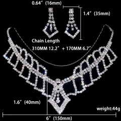 Special Wedding Jewelry Set Necklace Earring Set Wholesale 1402-6588