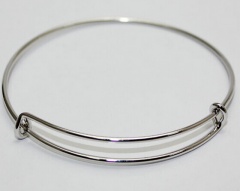 Fashion Silver Iron Bracelet Bangle Accessories Jewelry Silver