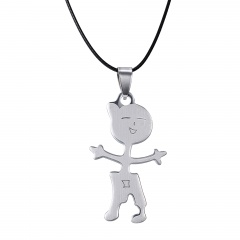 Fashion Simle Stainless Steel Pendant Necklace Simle