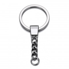 Fashion Men Metal Keychain Car Key Holder Stainless Steel Key chain #1