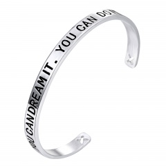 You Can Dream It. You Can Do It DIY English Lettering Bracelet Dream