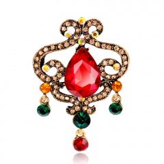 Fashion Rhinestone Alloy Brooch Jewelry Wholesale Crown