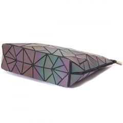 Geometric Ringer Bag Shoulder Bag Crossbody Bag Luminous Chain Bag28*18*7cm Magic color