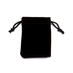 1pc Black Flannel Bag 5*7cm Jewelry Bag 5*7CM