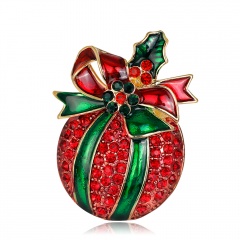 Fashion Crystal Christmas Brooch Pin Jewelry Christmas