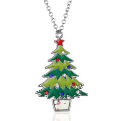Fashion Christmas Enamel Brooch Pin Gift Christmas tree