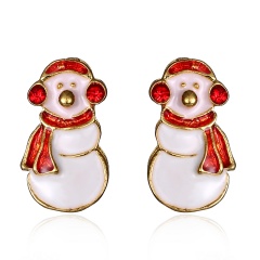 Wholesale  Christmas Jewelry Earrings Christmas Snowman