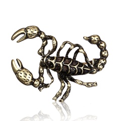 Vintage Simulated Pearl Bee Dog Scorpion frog fish Elephant owl Pin Brooch Antique Pin Women Brooch Pin Costume brooches jewelry Scorpion