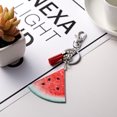 Fashion Fruit Keychain Keyring Jewelry watermelon
