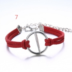 Rinhoo accessories Red string bracelet charm female handmade friendship jewelry bracelet ladies men Hand-woven bracelet jewelry rope Round ring