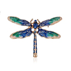 Women Enamel Crystal Flying Birdie Metal Brooches Animal Bird Dragonfly Brooch Pins Dress Brooches Pin Badge Gift Jewelry animal2