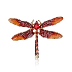 Women Enamel Crystal Flying Birdie Metal Brooches Animal Bird Dragonfly Brooch Pins Dress Brooches Pin Badge Gift Jewelry animal3