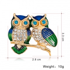 New Natural Animals Brooch Pins Owl Dog Bird In Fashion Men Women's Pins Brooches Costume Jewelry For Cloth Decorations animal1