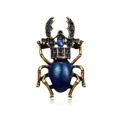 Enamel Lizard Bee Beetle Snake crab Hedgehog Brooches Scorpion dachshund Rhinestone Vintage Animal Jewelry Accessories Brooch animal3