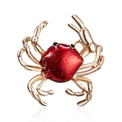 Enamel Lizard Bee Beetle Snake crab Hedgehog Brooches Scorpion dachshund Rhinestone Vintage Animal Jewelry Accessories Brooch animal5