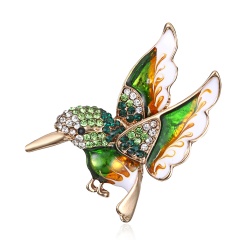 Beautiful Rinestone colorful bird Brooch animal Brooches for wedding women decoration wild Animal Fashion Gold jewelry bird3