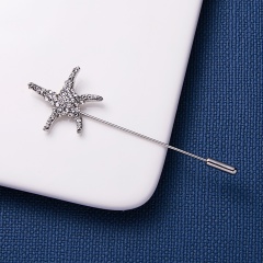 Rinhoo Trendy Popular Vintage Pearl Crystal Rhinestone Needle Brooch For Women Jewelry Gift For Girlfriend #1