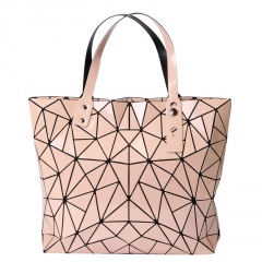 Geometric Rhombus Folding Bags40*32*7cm Pink
