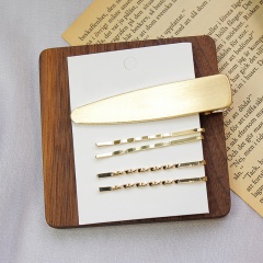 Word clip hairpin side clip #1