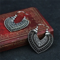 Fashion Flower Boho Earrings For Women Jewelry Ethnic Long Earrings Vintage Earrings Silver