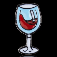 Rinhoo Newest Red Wine Glass Cup Brooches Wine Bottle Alloy Women Men Jewelry Club Party Gifts Lovers Best Friend Badge Pins Wine glass