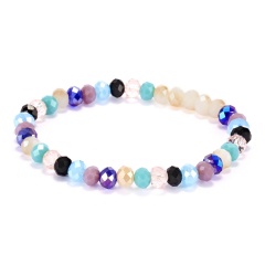 Colorful Crystal Beads Elastic Bracelet Colorful