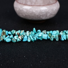 Turquoise Natural Gravel DIY Bracelet Beads Green