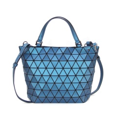 Blue Black Silver Geometric Diamond Shoulder Bag Crossbody Bag Blue 1