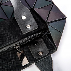 Geometric Ringer Glow-lit Handbag One-shoulder Bag Triangle