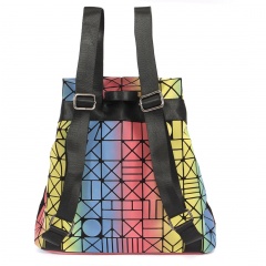 Geometric Ringer Bag Backpacks For Outdoor Travel For Students 42*31.5*13.5cm Colours