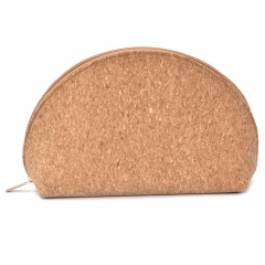 Waterproof Cork Cosmetic Storage Bag 25*15*7cm Brown