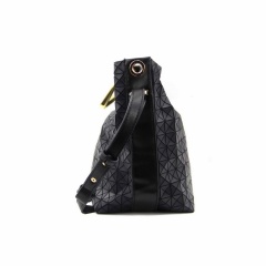 Geometric Ringer Bag One Shoulder Bag Cross Body Bag 30.5*23*14.5cm Black