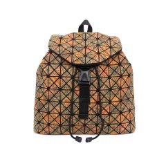 Geometric Ringer Bag Cork Printed Backpack Travel Pack Triangle