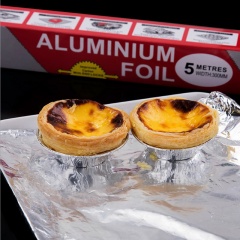 BBQ Grill Oven Baking Aluminum Foil Dispenser Wrap Barbecue Chicken Paper Wrappers Oilpaper Silver 5m Rolls Metal 5m