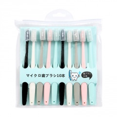10 PCS/LOT Multi-Color Soft Bristle Small Head Toothbrush Tooth Brush Portable Travel Eco-friendly Brush Tooth Care Oral Hygiene 10 PCS/LOT
