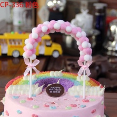 1Pc Hot Pink Blue Soft Cloud Cake Topper Baby Shower Birthday DIY Cake Top Flags Decoration Festival Party Supplies Pink