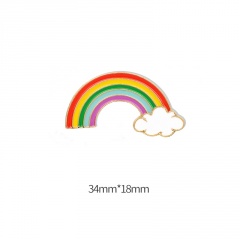 Rainbow Brooch Pin Rainbow 1