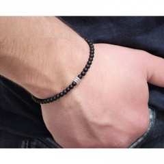 New Fashion Beaded Elastic Rope Chain Bracelet Male Charm Jewelry Gift Beads 1