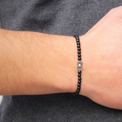 New Fashion Beaded Elastic Rope Chain Bracelet Male Charm Jewelry Gift Beads 4
