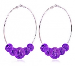Wholesale Fashion Earring Purple