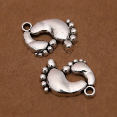 50pcs Sole Silver Alloy Jewelry Accessories Small Bracelet Dangle Accessories 50pcs