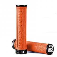 Mountain Bike Aluminum Alloy Handlebar Cover Anti-Skid Riding Equipment Accessories Orange