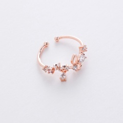 Fashion Colorful Gemstone Rings Diamond Adjustable Rings For Women RI20Y0104-20