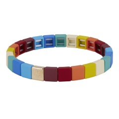 Fashion Colorful Beads Elastic Bracelets Jewelry Wholesale Multicolor